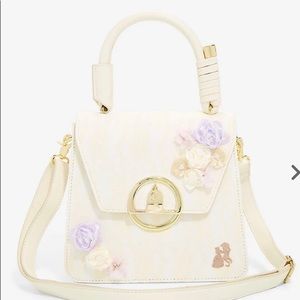 Loungefly Disney Beauty and the Beast Ballroom Dance Lace Floral Handbag/wallet